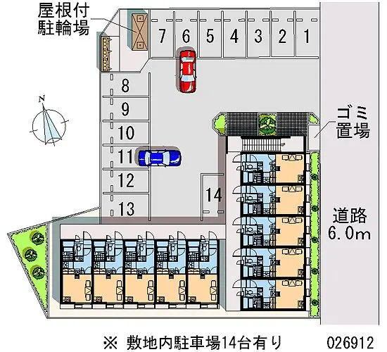 ★手数料０円★宇都宮市横田新町　月極駐車場（LP）